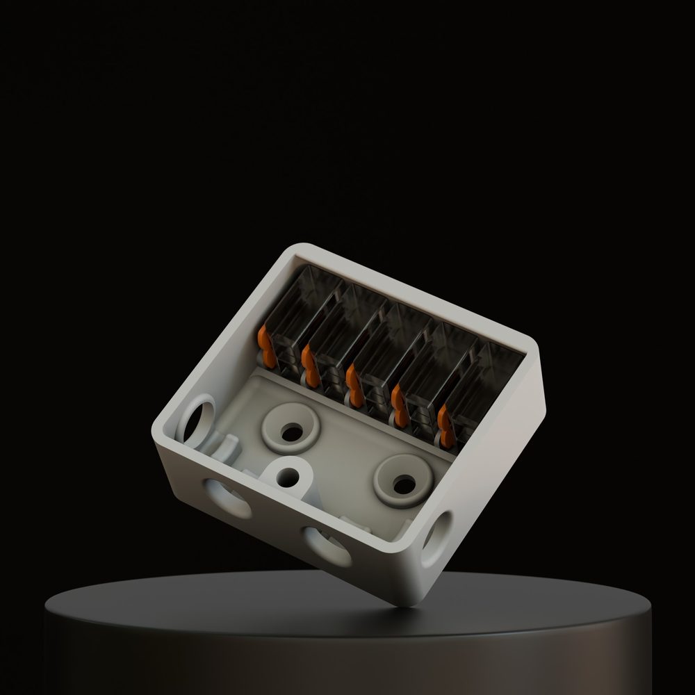 Wago 221 Junction Box - Wall Mount / Wire Organizer
